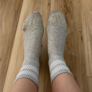 Worn Women’s Socks Gray